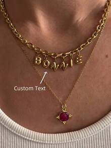 1. Dây chuyền tên hình bong bóng 3D, quà tặng trang sức cá nhân hóa, dây chuyền tên tùy chỉnh, dây chuyền chữ cái hình bong bóng tròn, thời trang, đơn giản, thường ngày, cá nhân hóa, món quà độc đáo dành cho bạn gái, mẹ, gia đình, bạn bè, con gái nhân dịp kỷ niệm, ngày Valentine, ngày của Mẹ. - Nhiều màu - Xem 1