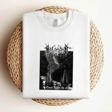 Maglietta da donna con stampa "The Kovenant In Times Before The Light", in cotone, taglie dalla S alla 5XL, BE1717 - Bianco - Visualizzare 3