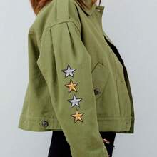 10/33pcs Colorful Star Embroidery Patches, Iron-On Or Sew-On For Repairing Hats, Shirts, Jeans And Bags (Multiple Colors Available) - Multicolor - View 7