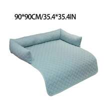 Summer Ice Silk Pet Bed, Dog/Cat Cooling Mat Breathable Pad, Chilling Sensation Pet Supplies - Camel - View 2