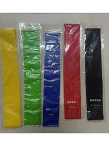 1/3/5/8pcs Yoga Fitness Latex Stretch Bands, Elastic Bands, Tension Bands, Home Fitness Tension Ropes, Resistance Bands, Gym Accessories, Outdoor Sports Supplies, Home Fitness Supplies, Home Sports Accessories, Yoga Accessories, Pilates Accessories, Home Fitness Bands, Yoga Essentials, Gym Essentials - Multicolor - View 16