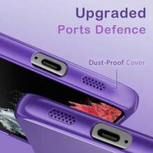 1个Hadaasi紫色奢华磁吸手机壳，兼容三星Galaxy S26 Ultra/S26 Plus/S26/S26 Edge/S26 Pro/S25 Ultra/S25 Plus/S25/S25 Edge/S25 FE，采用柔软TPU材质，也兼容苹果 Air、17、17 Pro、17 Pro Max、17e、16e、15、14、13、12、11 Pro Max Plus。 - 紫色 - 查看 5