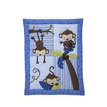 3 Little Monkeys 10 Piece Crib Bedding Set Boy - 3 monos pequeos  nio - Ver 2