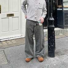 Men's Clogs With Arch Support Adjustable Strap Buckle Suede Round Toe Clogs Size 7-14 - Burnt Orange - View 4