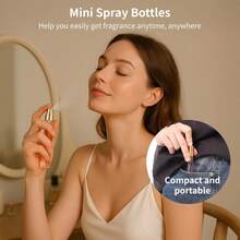 5/10/20/30/50Pcs 10ml Refillable Glass Perfume Spray Bottles, Mini Portable Travel Sample Containers, Fine Mist Atomizer For Liquids Essential Oils, Gold - Gold - View 3