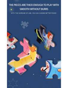 1 Hộp Ghép Hình Trẻ Mầm Non, Độ Khó Phân Cấp, Đồ Chơi Ghép Hình Cho Trẻ Em, Đồ Chơi Giáo Dục Sớm Giúp Phát Triển Toàn Diện Não Bộ & Cải Thiện Khả Năng Tập Trung - Nhiều màu - Xem 12
