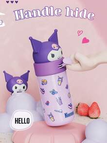 Bình nước giữ nhiệt chân không bằng thép không gỉ 350ml với nắp hình nhân vật hoạt hình 3D, phù hợp cho học sinh, cốc hoạt hình dễ thương dùng đi học và du lịch, món quà hoàn hảo cho người hâm mộ anime, dung tích lớn, bình bền chắc dùng cho du lịch và hàng ngày, món quà lý tưởng. - Nhiều màu - Xem 8