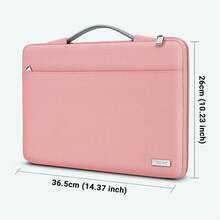 TECOOL 13-16 Inch Slim & Protective Laptop Sleeve Case With Telescopic Handle, Water-Repellent Computer Bag For MacBook Pro/Air,HP,Durable Polyester Briefcase For Men Women,Multiple Colors Available - View 23