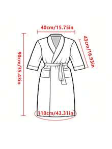 1pc Cartoon Rabbit Pink & Blue Plush Rabbit Ear Bathrobe, Soft & Comfortable, Non-Shedding, Thick & Soft, Loungewear, Winter Sleepwear, Hooded Robe - Multicolor - View 4