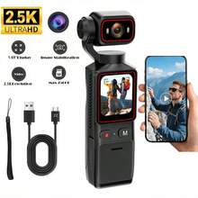2.5K Handheld Sports Camera With 140° Wide Angle & 180° Rotating Lens, Anti-Shake Action Camcorder For Outdoor Vlog & Cycling Video Recording - Xem 11