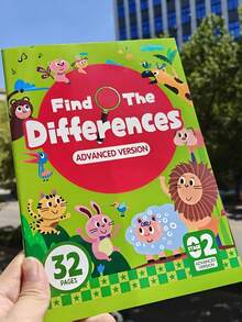 32pcs Interactive Spot The Difference Game & Memory Exercise Activity Book | Attention & Concentration Training | Numbered Pages Visual Perception Skills Focus Games | Educational Workbook For All Ages - Multicolor - View 14