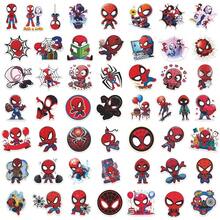 52pcs Spider-Man Waterproof Stickers, Suitable For Laptop, Luggage, Bicycle, Cute Cartoon Sticker Set - Multicolor - View 8