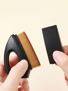 1 Iron Foundation Makeup Brush Blush Liquid Foundation Brush, Used To Mix Liquid, Cream Or Flawless Powder Cosmetics And Storage Boxes. - Multicolor - View 9