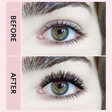 110pcs DIY False Eyelashes, Durable And Soft, Natural Criss-Cross Texture Eyelash Clusters, False Eyelash Clusters, Individual False Eyelashes - D - View 2