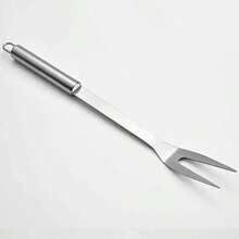 不锈钢烧烤工具，户外露营野餐烹饪用具 - 銀色 - 查看 8