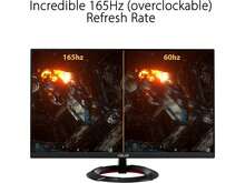 Refurbished - ASUS TUF VG249Q1R  23.8" Gaming Monitor - Full HD, IPS, 165Hz (Supports 144Hz), 1ms, Extreme Low Motion Blur, Speaker, FreeSync Premium, Shadow Boost, VESA Mountable, DisplayPort - Xem 3