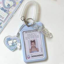Photo Card Holder Binders Photocard Frame Kpop Card Storage Case Idol Photo Album Bag Keychain Pendant Photo Card Holder - S20 - 查看 9