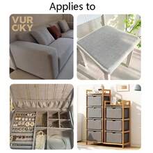 Faux Linen Self-Adhesive Fabric, DIY Handicraft Fabrics Are Suitable For Home Decoration, Wall Stickers, Tablecloths, Handmade, Natural Material ﻿ - A - View 4