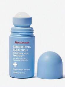 1支柔滑脱毛精华液（1.6盎司） - 柔滑、舒缓、软化 - 360度全方位覆盖 - 含BHA、AHA、PHA、烟酰胺、甘草 - 纯素、无刺激 - 韩国护肤美容产品，舒缓温和的脱毛精华液，柔滑并修复内生毛发，剃须后舒缓肌肤，男女皆宜，镇静面部、腋下和比基尼区域的敏感肌肤 | 含水杨酸和甘醇酸 | 纯素且无动物实验 - 多色 - 查看 9