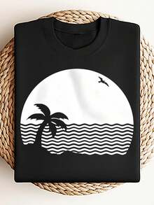 Neighborhood Shirt Women Wiped Out Black Graphic Crew Neck, Short Sleeve Tee American Rock Band Tshirts Print-Shirt Women - 黑色 - 查看 3