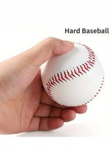 1个9英寸软PVC棒球，棒球棒训练球 - 白色 - 查看 10