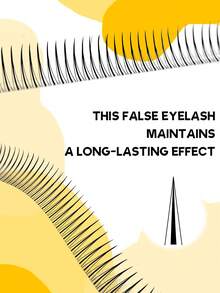 120 piezas de pestañas postizas en forma de A, pestañas postizas DIY Highroll, selección de longitud: 8mm/9mm/10mm/11mm/12mm/13mm/14mm/9~11mm/10~12mm, naturales y suaves, adecuadas para uso diario, pestañas postizas segmentadas con estilo de dibujos animados, pestañas postizas - Ver 2