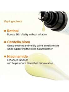 Retinal Skin Booster Serum – Beginner-Friendly, Anti-Aging, Non-Irritating Retinol For Face And Body – Pore Minimizer, Wrinkle Treatment – Korean Skin Care, 5.07 Fl. Oz Large Size - Nhiều màu - Xem 3