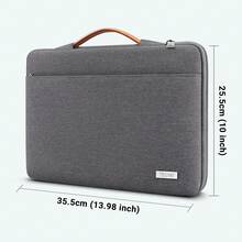 TECOOL 13-16 Inch Slim & Protective Laptop Sleeve Case With Telescopic Handle, Water-Repellent Computer Bag For MacBook Pro/Air,HP,Durable Polyester Briefcase For Men Women,Multiple Colors Available - View 37