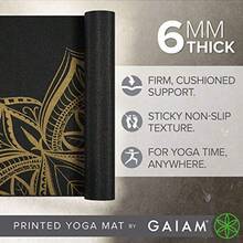 Yoga Mat - Premium 6mm Print Extra Thick Non Slip Exercise and Fitness Mat for All Types of Yoga Pilates and Floor Workouts 68" x 24" x 6mm - Cepillar - Ver 2