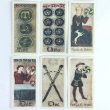 Meneghetti Tarot Cards, Vintage Style Fortune Telling Divination Cards, 78 Cards Included - Multicolor - View 6