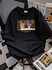 Maglietta da donna con stampa MORA ESTRELLA Tour 2023, maglietta a maniche corte, unisex - nero - Visualizzare 2