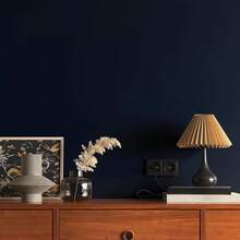 1 Pc Navy Blue Matte Self-Adhesive Wallpaper, Waterproof And Wear-Resistant Removable Sticker,Wallpaper Peel And Stick, Suitable For Bedroom Living Room Kitchen Bathroom Dorm, Dining Room, Home Decor, Wall Art, Contact Paper, Drawer Liner, Furniture Renovation, Easy To Install, Party Decoration, Desktop Stickers, Spring Decoration, Vinyl Wallpaper Roll - Matte Deep Blue 1PC - View 18