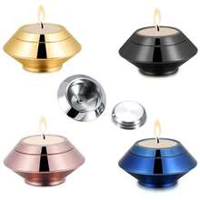 不锈钢小型骨灰瓮，成人骨灰瓮，迷你葬礼骨灰瓮，宠物骨灰瓮 - 彩色 - 查看 1