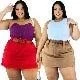 KIT 2  BEGE/VERMELHO