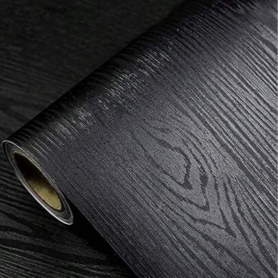 1卷咖啡棕色家居装饰壁纸，哑光表面，可撕贴自粘防水乙烯基材质，可撕式壁纸，墙面装饰，适用于客厅、卧室、家居装饰等。生日、毕业、房间装饰、墙面装饰、浴室装饰、卧室装饰、房间装饰用品、客厅装饰、家居装饰、客厅墙面艺术壁纸贴纸、墙贴、墙纸贴。