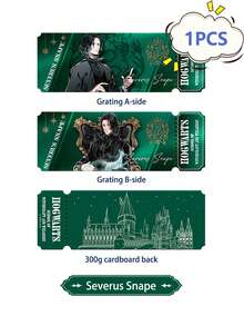 Bộ đánh dấu trang dạng ảnh raster thuộc series Harry Potter Wizarding Dynasty – Hiệu ứng thấu kính 3D với hình minh họa các nhân vật biểu tượng, chất liệu giấy cao cấp. - Nhiều màu - Xem 11