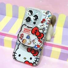 SANRIO 1pc Creative Adjustable Phone Stand, Foldable Desktop Tablet Holder, Suitable For Watching Shows, Ideal Gift For Parties, Birthdays And Holidays - 1pc - View 3