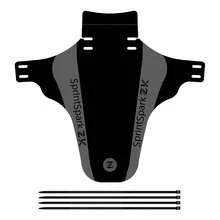 2026新款升级版可拆卸公路及山地自行车挡泥板，超轻山地车挡泥板 - 黑色 - 查看 10