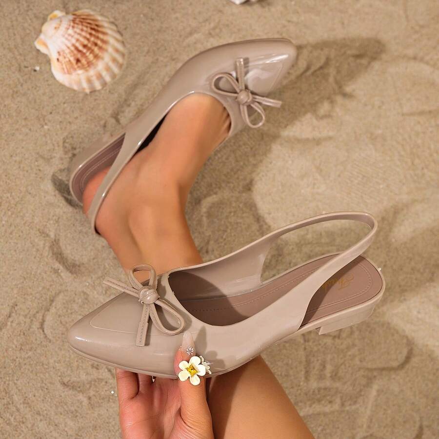 Women's Versatile Slip-On Mules, Suitable For Commuting And Travel - Khaki - View 1