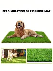 Almohadilla de césped para mascotas, inodoro para perros, alfombra de césped artificial, almohadilla de entrenamiento para ir al baño, alfombra de césped artificial - Multicolor - Ver 1