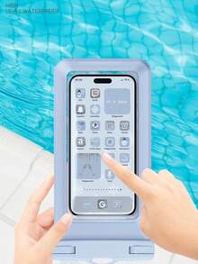 1PC/3PCS Waterproof Phone Case, Transparent Waterproof Swimming Bag For Touchscreen Phones, Made Of Materials, Universal Waterproof Phone Cover. - Multicolor - View 12