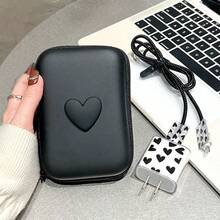 6pcs Heart-Shaped Cable Protector Set, Organizer Compatible With Apple 20W/15W Charging Cable, Protective Case, Bite Proof Sleeve - Multicolor - View 8