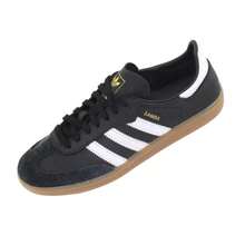 Adidas Originals Samba OG Shoes | Classic Cloud White & Core Black Leather Sneaker | Iconic Gum Sole Retro Football Trainer | Premium Suede T-Toe Fashion Footwear | Versatile Unisex Low-Top Lifestyle Kicks - 黑色 - 查看 12