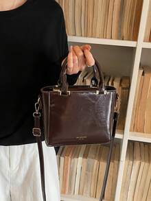 2026 New Arrival Minimalist Chic Fashion Mini Square Bag, Commuting Texture Shoulder Crossbody Bag - Multicolor - View 10