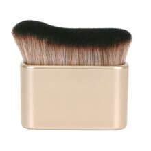 扁平波浪粉底化妆刷 - 香檳色 - 查看 8