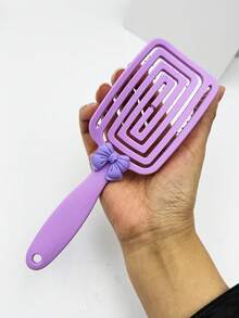 1pc Hollow Butterfly Comb, Suitable For Wet & Dry Hair - Multicolor - View 11