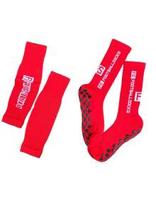 1 par de mangas para piernas FS + 1 par de calcetines deportivos FS, de moda, coloridos y transpirables - Multicolor - Ver 5