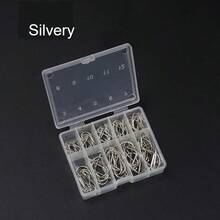 Avlcoaky 100pcs/Box 鱼钩套装 带倒刺鲤鱼钩 - 彩色 - 查看 6