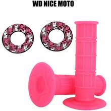WD NICE MOTO 22mm Motorcycle Handlebar Grips, Solid Color Handlebar Grips With Donut, Suitable For Electric Motorcycle, Scooter And Electric Bicycle Modification Parts, Solid Color Soft Silicone Handlebar Grips, Rubber Handlebar Grip Covers, Universal Off-Road Motorcycle Handlebar Grips - Single Color + Donut Combination - View 13