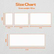 Natural Cotton Blend Canvas Fabric, Duck Canvas Fabric, 60'' Wide Heavy Duty For Arts &Amp; Crafts, Painting, Handmade Home Decor (White, 1 Yard) - 3YD60 x 108 - 查看 4